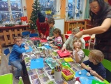 Vánoční dílnička u Kuřátek. MŠ Pastelka se