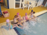 Předškoláci na prvním plaveckém výcviku