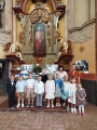 Momentky ze slavnostního pasování předškoláčků na školáčky - Žlutá kytička